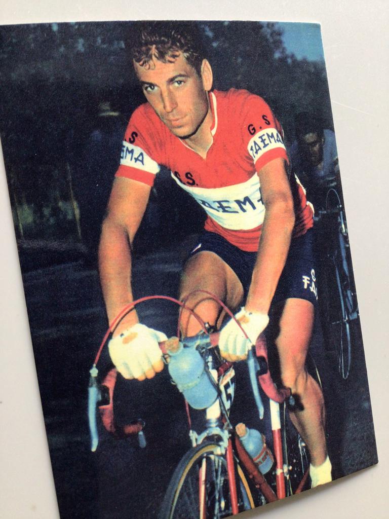 Wielerkaart 1958 team faema rik van looy, Envoi, Comme neuf