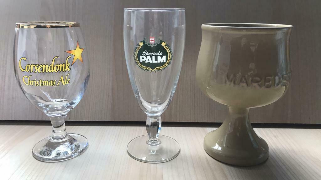 Bierglazen, Verzamelen, Ophalen of Verzenden, Zo goed als nieuw, Bierglas