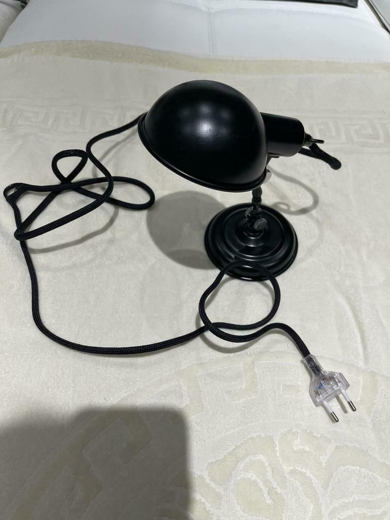 Petite lampe noire Muno, Neuf