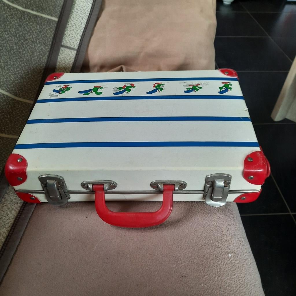 Speelgoedkoffer jaren ' 60 . Made in Italy . 25 euro ., Ophalen of Verzenden, Gebruikt