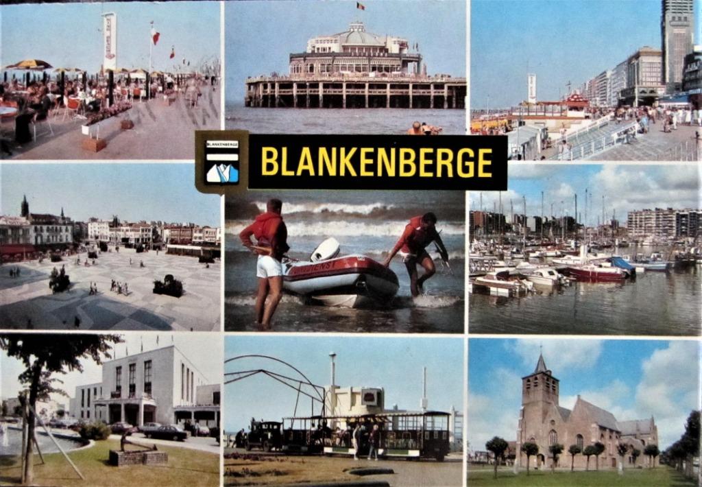 POSTKAART BELGIË- BLANKENBERGE, Ophalen of Verzenden, 1980 tot heden, Gelopen, West-Vlaanderen
