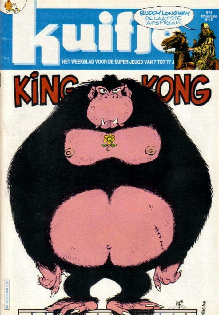 Weekblad Kuifje van 28-4-1987, 42ste Jaargang, Nummer  18, Enlèvement ou Envoi, Utilisé, Plusieurs comics, Europe