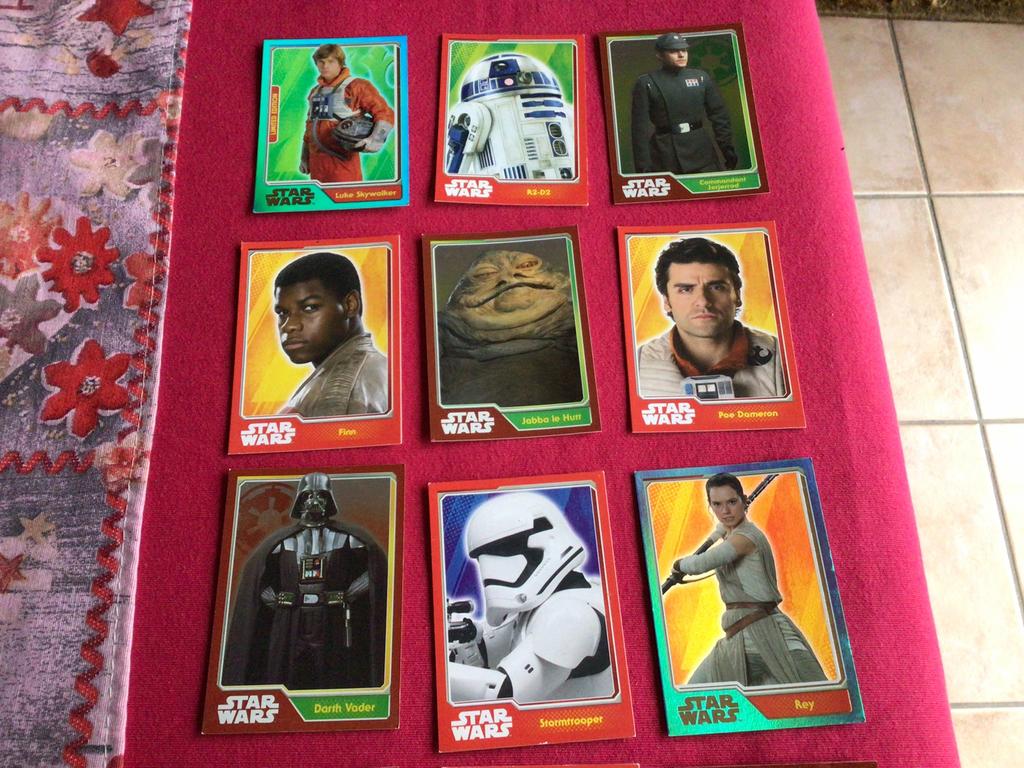 Star wars verzamelkaarten 2015, Verzamelen, Ophalen of Verzenden, Zo goed als nieuw