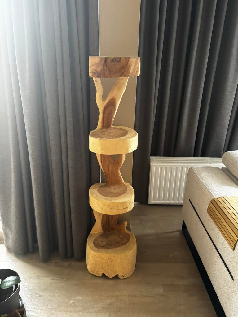 Plantenstaander suar hout, Ophalen, Nieuw