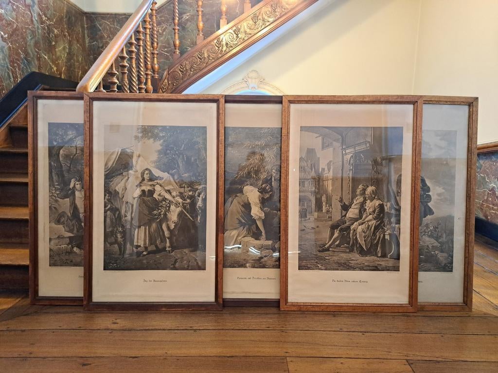 Set van 5 ´Hermann und Dorothea´, Ophalen