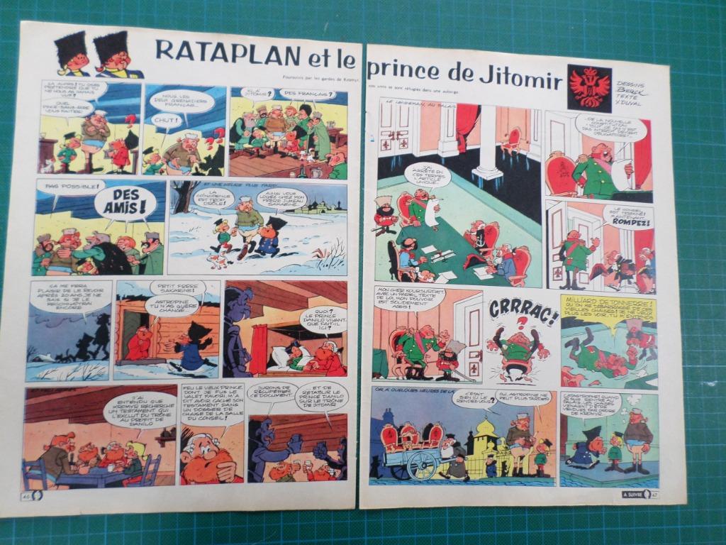 Rataplan et le prince de Jitomir - bandeau titre - 1962, Enlèvement ou Envoi, Autres personnages, Utilisé, Autres types