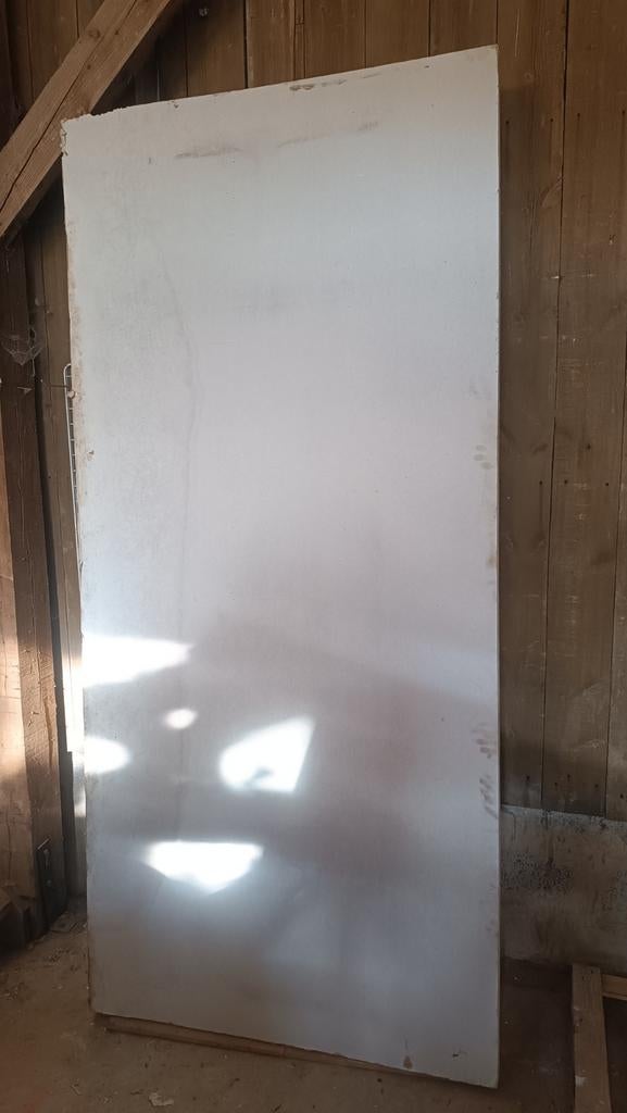 plaque de plâtre (10mm) + isolant PIR (40mm) 260 x 120 cm, Ophalen