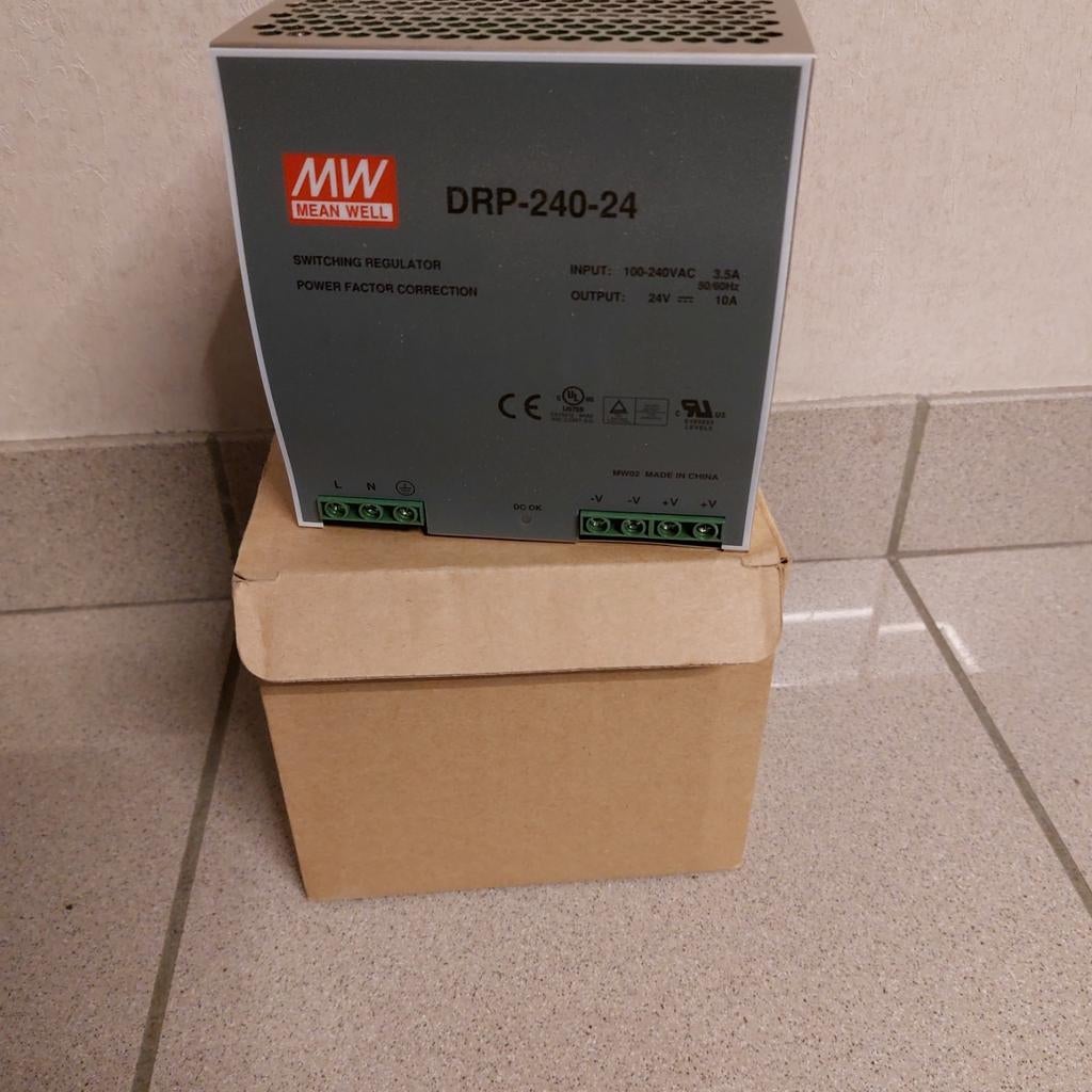 Alimentation AC-DC Mean Well DRP-240-24V, Enlèvement ou Envoi, Comme neuf