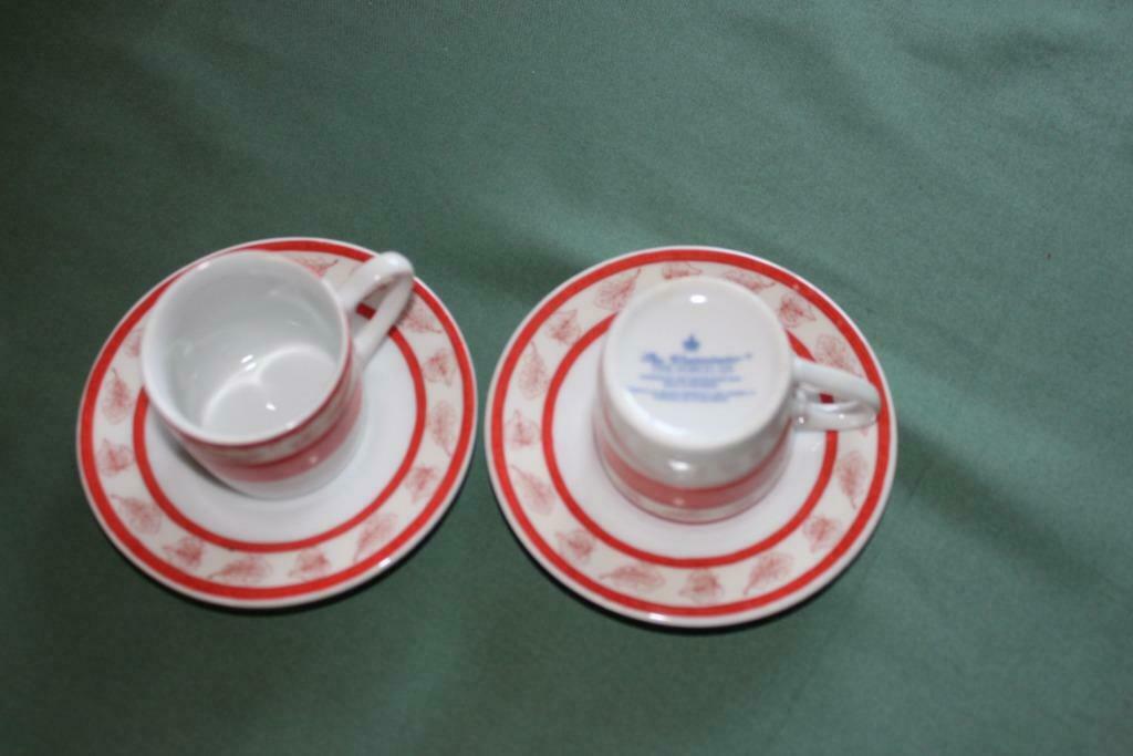 The westminster fine porcelain: lot  de 2 tasses moka, Overige materialen, Gebruikt, Ophalen of Verzenden, Overige stijlen