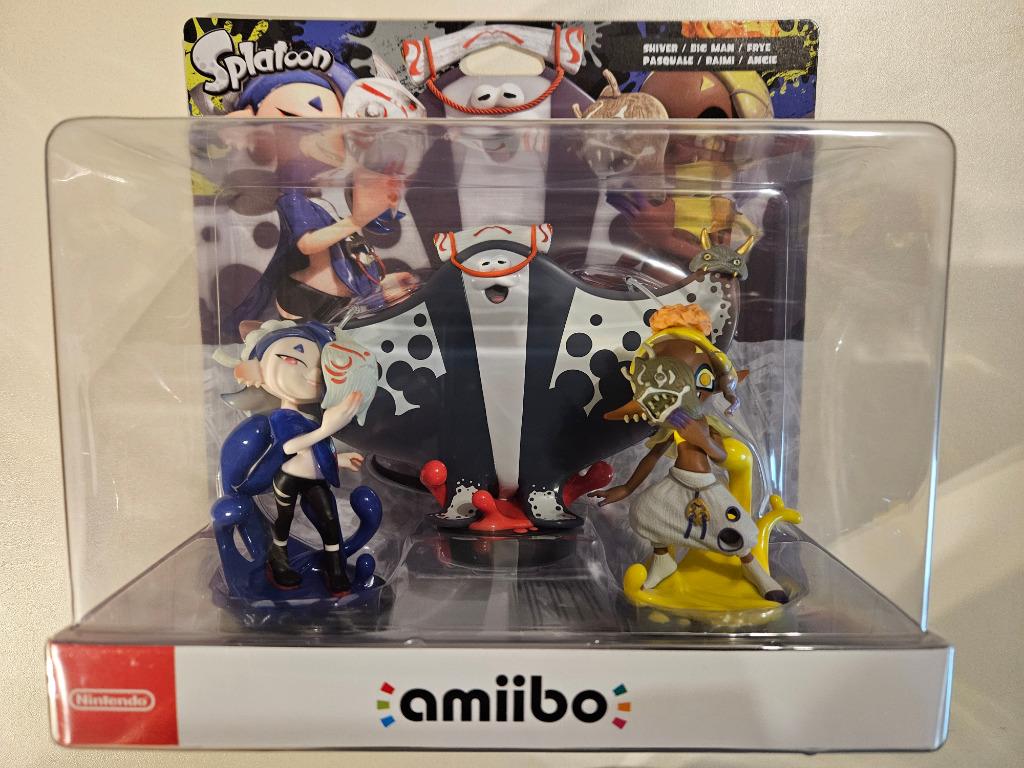 amiibo Shiver, Big Man & Frye - Splatoon / Nintendo (Nieuw), Games en Spelcomputers, Games | Nintendo Wii U, Avontuur en Actie