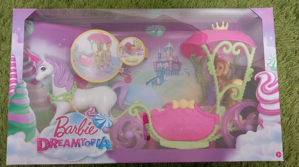 NIEUW Barbie dreamtopia sweetville met koets, Kinderen en Baby's, Speelgoed | My Little Pony, Ophalen of Verzenden, Nieuw
