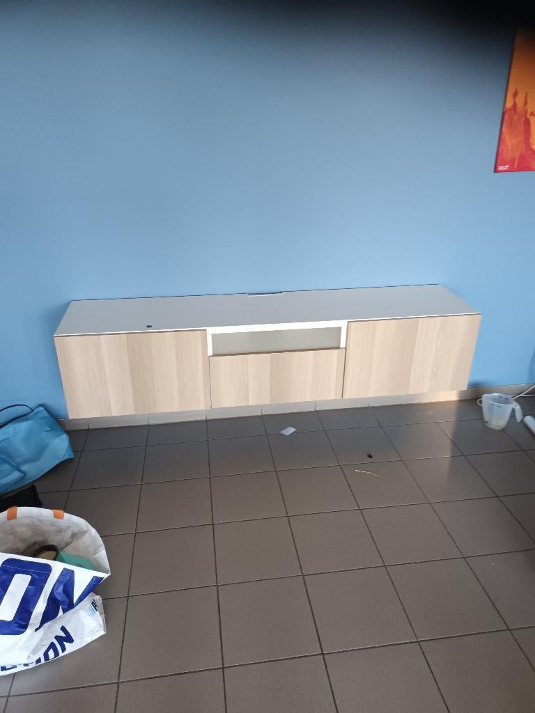 Hangende tv-standaard, Ophalen, Overige materialen, Gebruikt, 50 tot 100 cm
