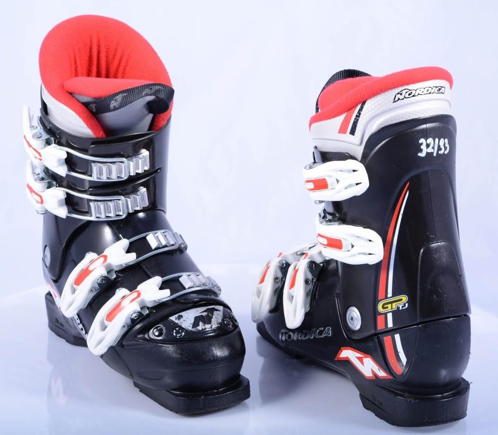 33 34 37 EU kinder skischoenen NORDICA GP TJ, Gebruikt, Schoenen, Ophalen of Verzenden, Carve