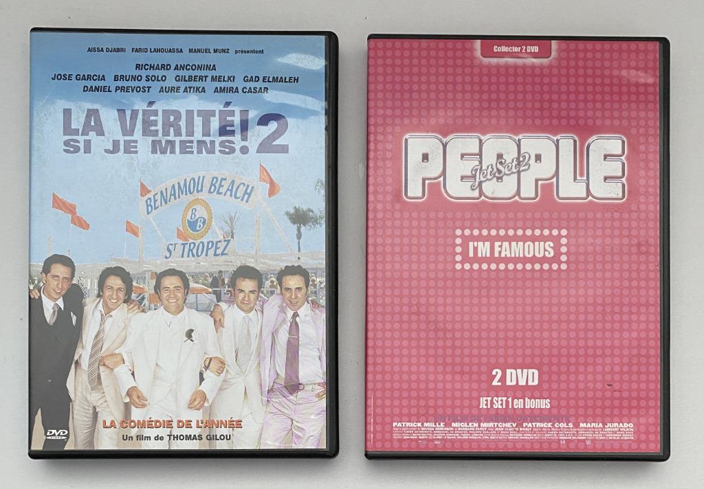 DVD-set van 3 Franse komische films, Ophalen of Verzenden