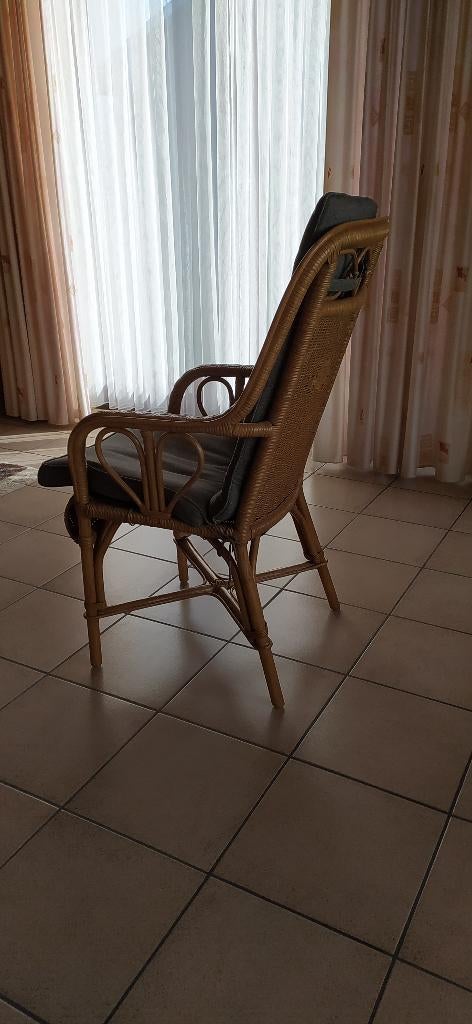 stoel, Huis en Inrichting, Stoelen, Ophalen, Zo goed als nieuw, Riet of Rotan, Eén