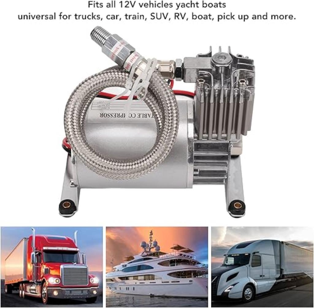 Nieuw | Treinhoorn Compressor | Luchtcompressor | Mobiel ✨, Doe-het-zelf en Bouw, Compressors, Okuyonic, -, Verzenden, -