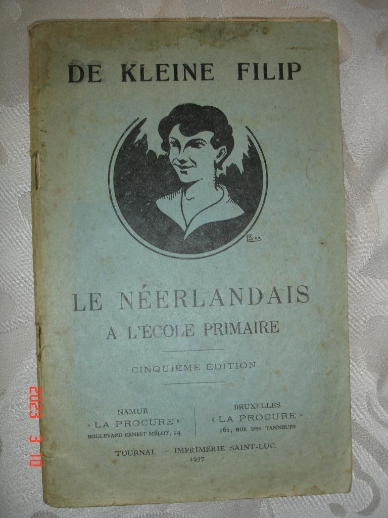De Kleine Filip Le néerlandais à l'école primaire 1937, Livres, Langue | Langues Autre, Neerlandais, Enlèvement ou Envoi, Utilisé