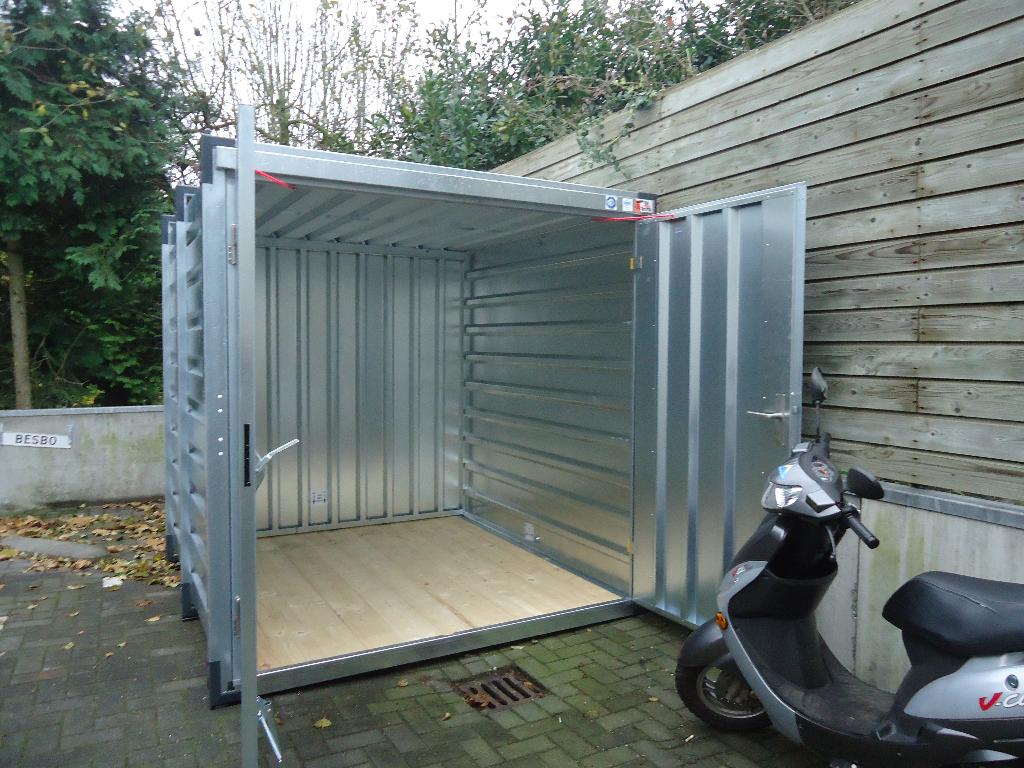 scooter/motor/stalling/snelbouwcontainer/zelfbouwcontainer, Fietsen en Brommers, Brommeronderdelen | Scooters, Nieuw, Ophalen of Verzenden