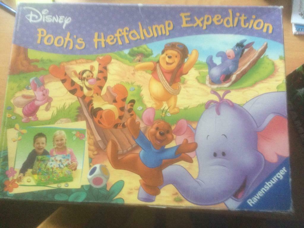 jeu de société l'expédition hefalump de Pooh, Trois ou quatre joueurs, Enlèvement ou Envoi, Utilisé
