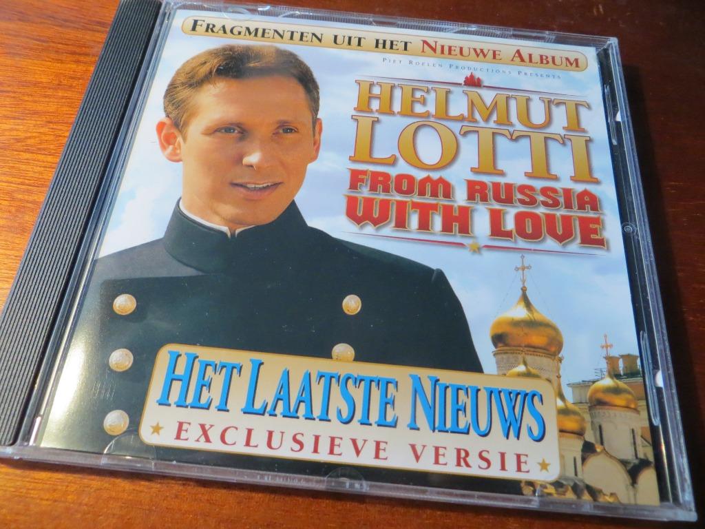 CD - HELMUT LOTTI FROM RUSSIA WITH LOVE - EXCLUSIEVE VERSIE, Du modernisme à nos jours, Chant, Comme neuf, Avec livret