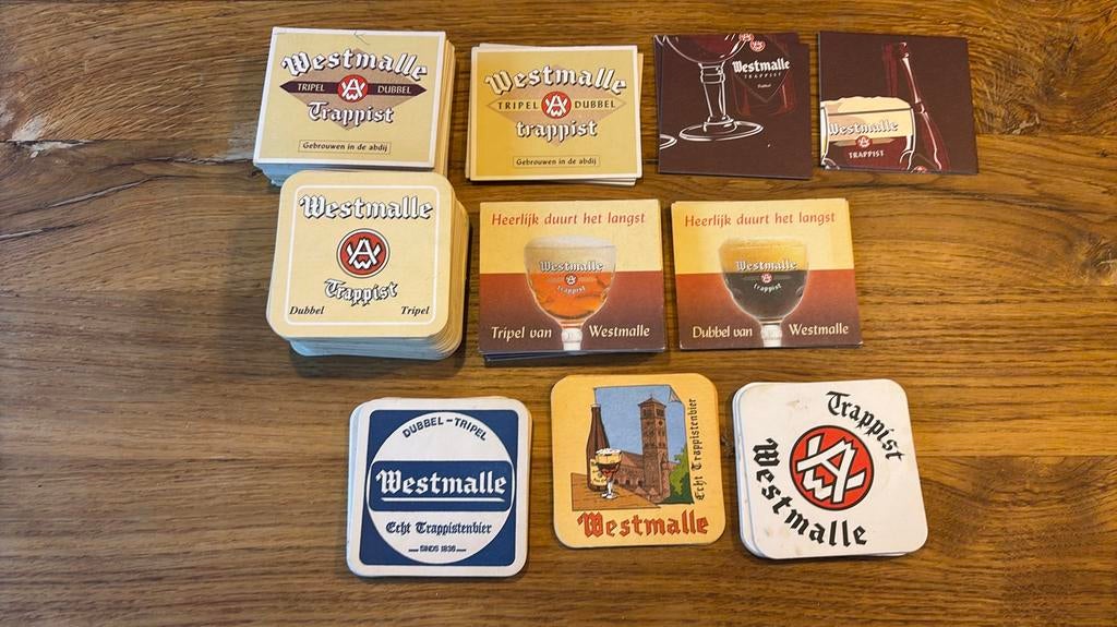 Bierviltjes Westmalle, Verzamelen, Ophalen of Verzenden