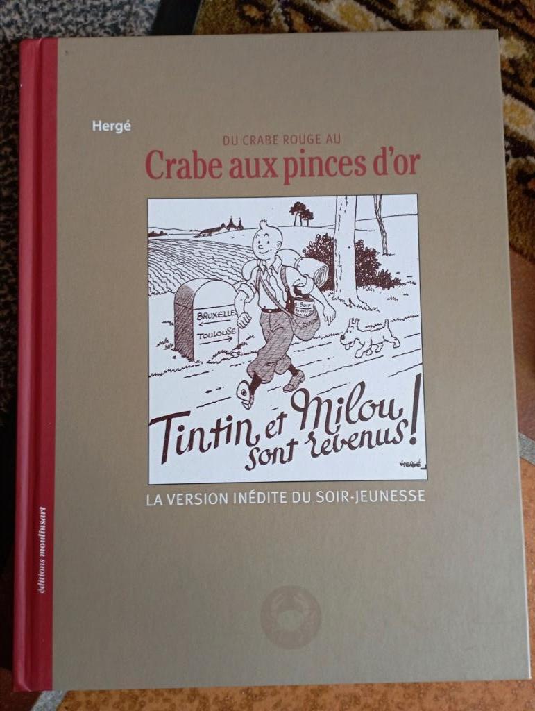 638) Tintin Du crabe rouge au Crabe aux pinces d'or ( FR ), Eén stripboek, Ophalen of Verzenden, Zo goed als nieuw