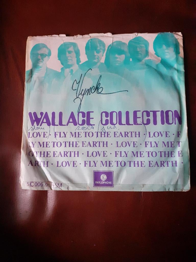 45T Wallace Collection : Love / Fly me to the earth (Belpop), Ophalen of Verzenden