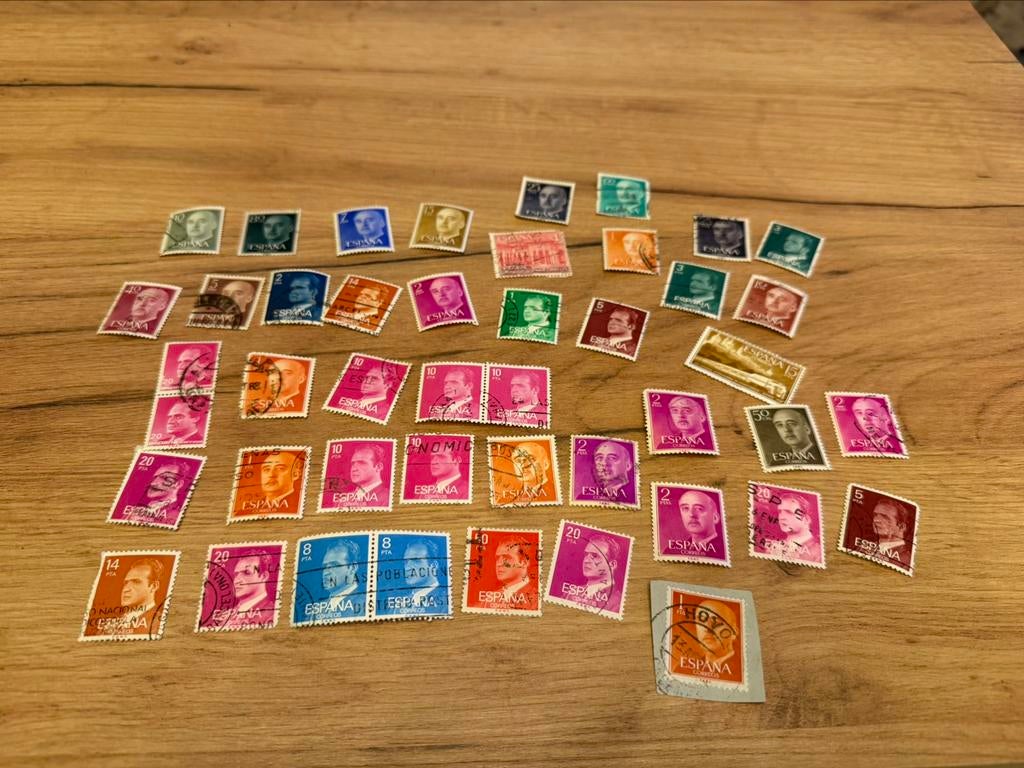Lot de timbres d’Espagne, Enlèvement ou Envoi, Affranchi