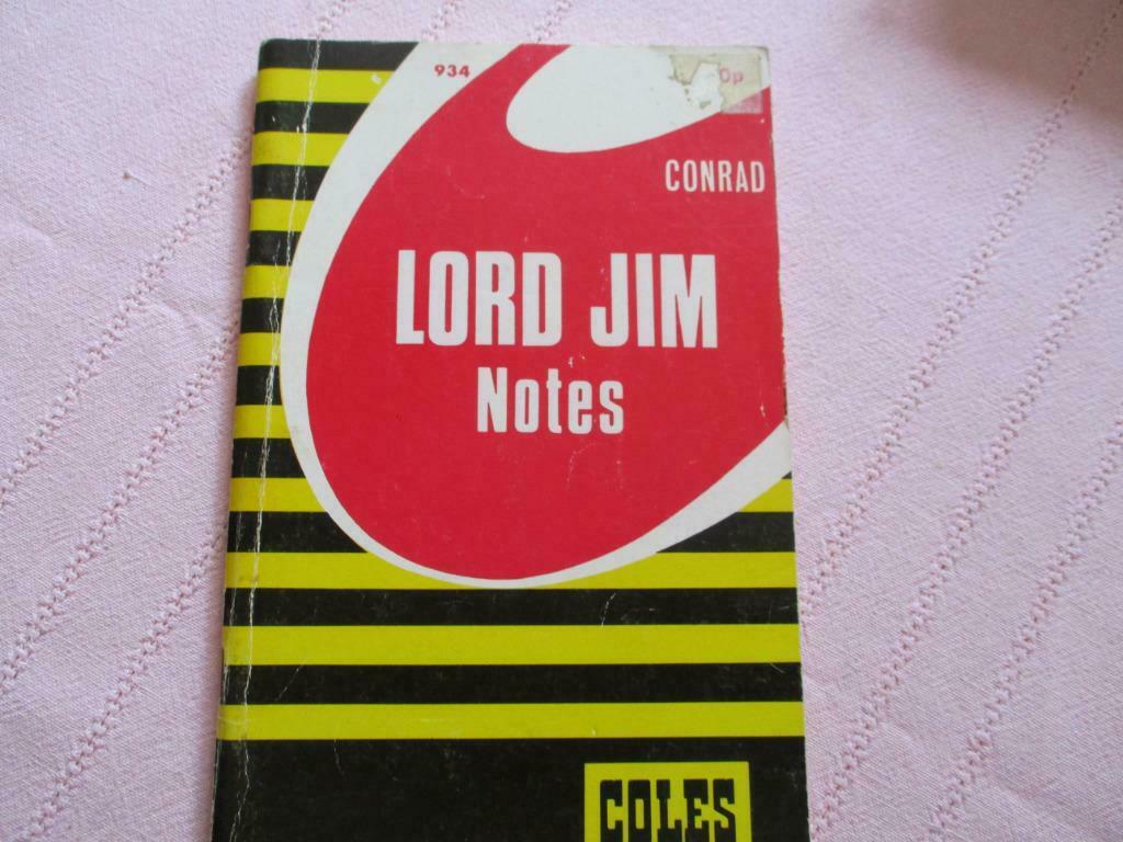 "LORD JIM". JOSEPH CONRAD. NOTES., Ophalen of Verzenden, Gelezen, ASO, Engels
