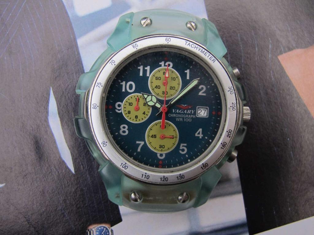 Chronographe à quartz Vagary, montre chronographe pour homme, Antiquités & Art, Enlèvement ou Envoi