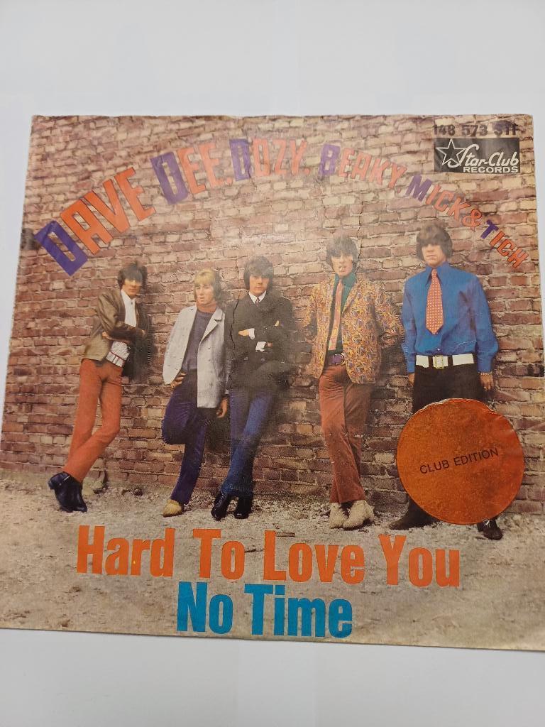 SINGLE DAVE DEE DOZY BICKY MICK AND TISH-HARD TO LOVE YOU-, Enlèvement ou Envoi, Single, Utilisé, Pop