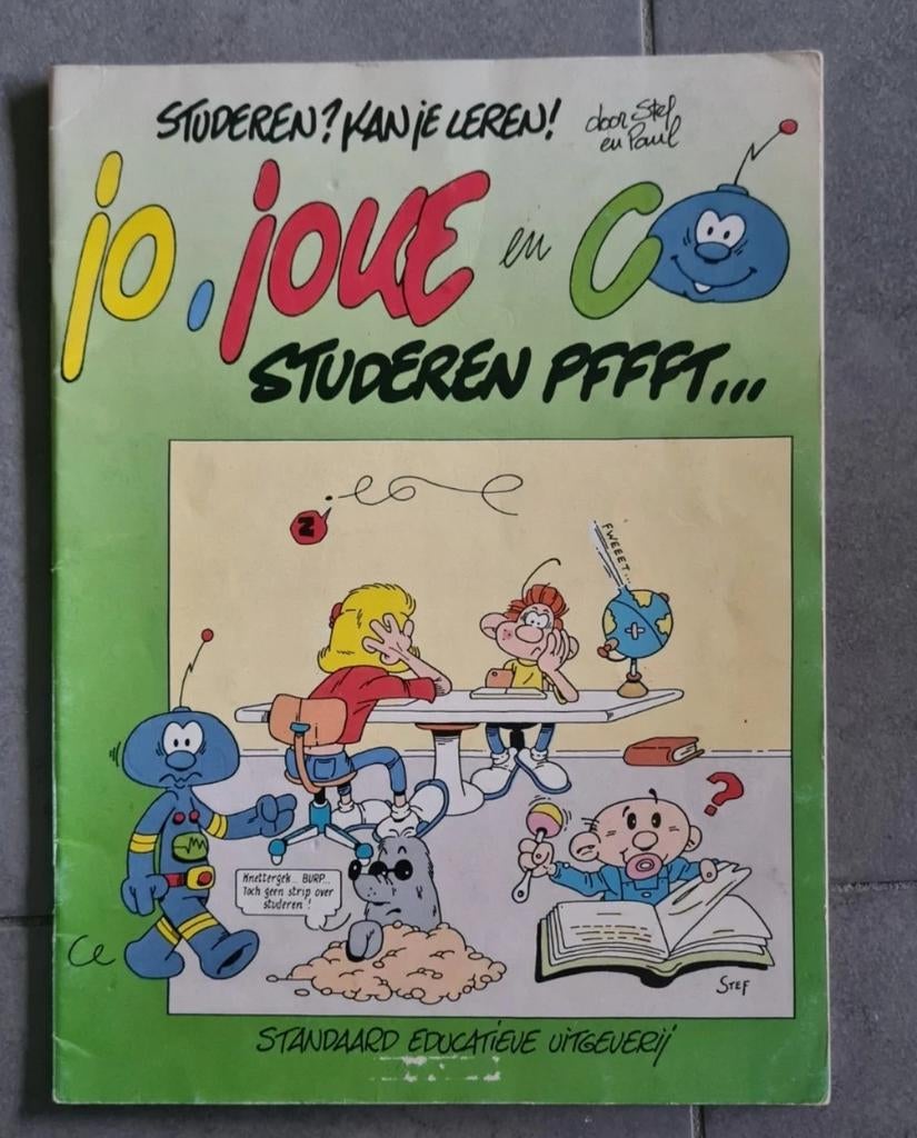 Jo, blague et compagnie Étudier pfffft..., Enlèvement ou Envoi, Comme neuf