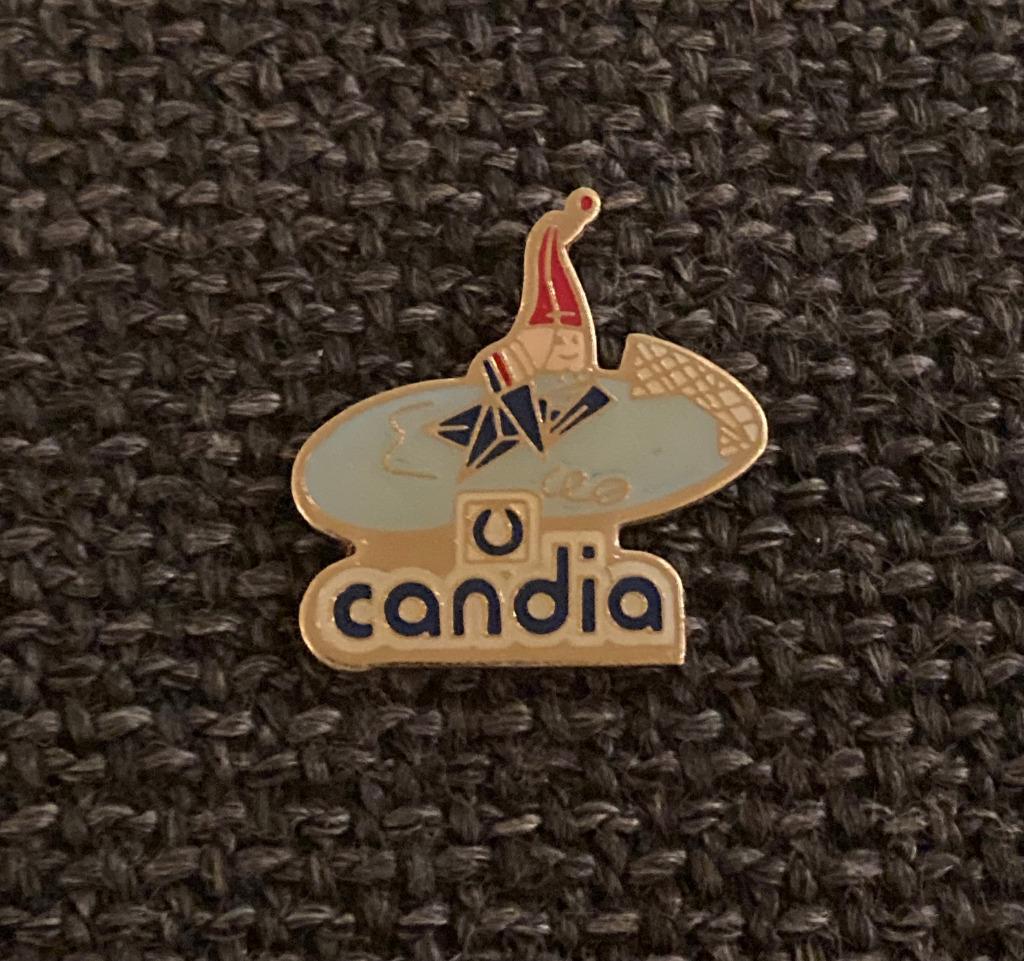 PIN - CANDIA - OLYMPISCHE SPELEN - IJSHOCKEY, Verzamelen, Speldjes, Pins en Buttons, Verzenden, Gebruikt, Sport, Speldje of Pin