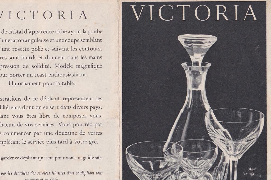60 verres en cristal de Leerdam modèle Victoria, Enlèvement