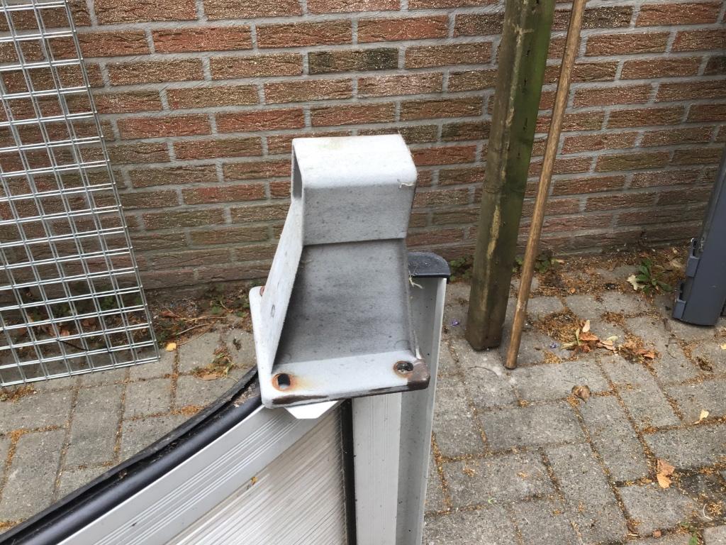 Tuinscherm, Jardin & Terrasse, Écrans de jardin, 200 cm ou plus, Aluminium, Utilisé, 150 à 200 cm