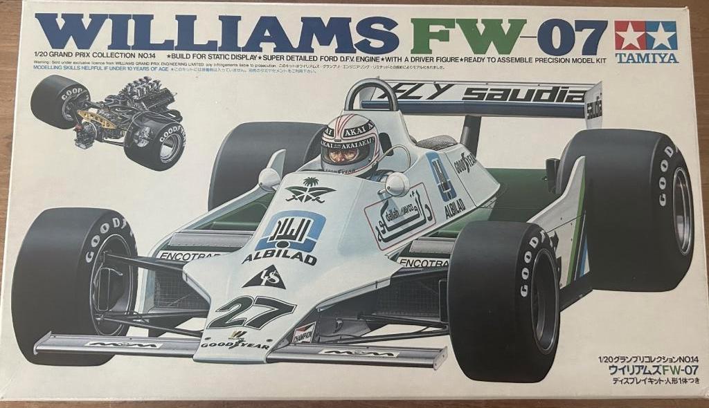 Ford F1 Tamiya Williams FW07 à l'échelle 1:20, Hobby & Loisirs créatifs, Modélisme | Voitures & Véhicules, Neuf, Voiture, Plus grand que 1:32