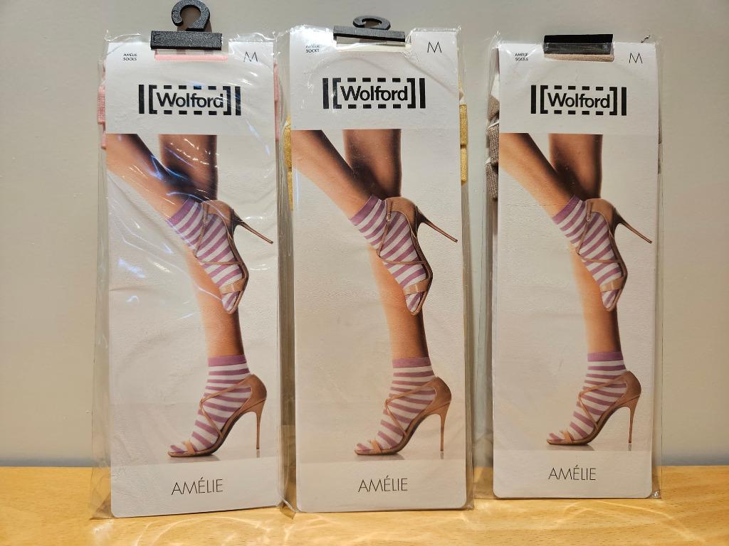 Wolford Amélie sokjes - M, Kleding | Dames, Sokken en Kniesokken, Bruin, Nieuw, Ophalen of Verzenden