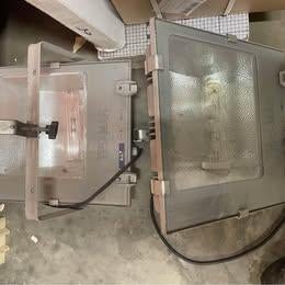 Werflampen, Ophalen, Gebruikt, Lamp met armatuur