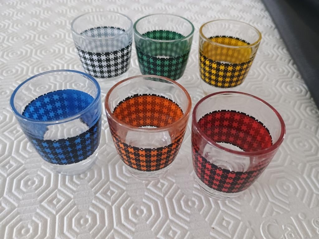 6 shooters / verres à liqueur, Enlèvement ou Envoi, Comme neuf