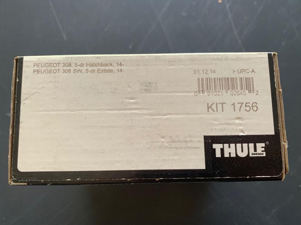 Thule kit 1756 Peugeot 308, Auto diversen, Dakdragers, Ophalen, Nieuw