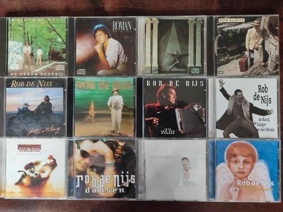 12xCD : ROB DE NIJS  (zie beschrijving), Cd's en Dvd's, Ophalen of Verzenden, Zo goed als nieuw