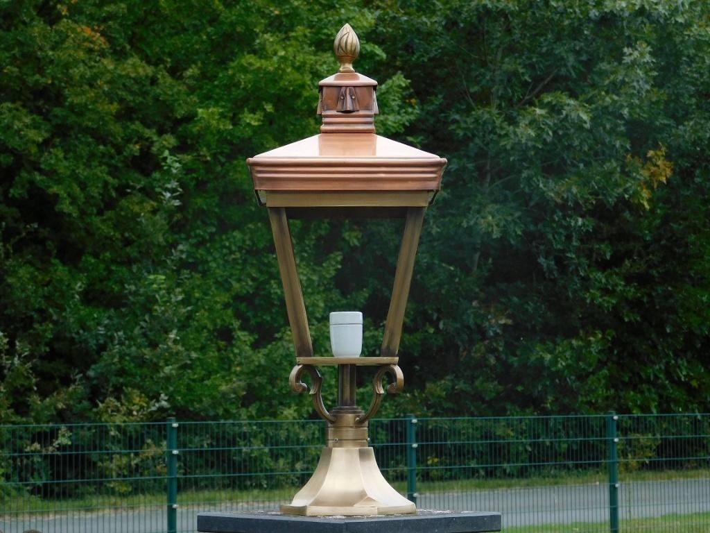 Buitenlamp op Voet - 70 cm - Messing en Koper, Enlèvement ou Envoi