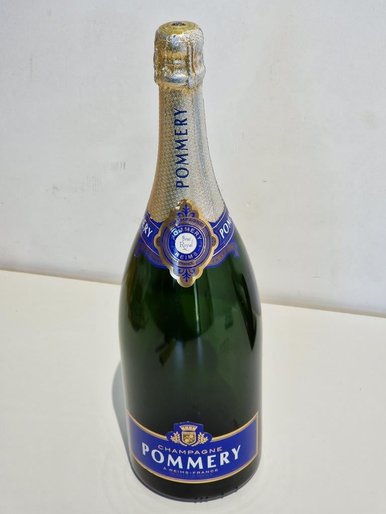 Pommery champagne magnum 1,5 liter gesloten presentatie fles, Ophalen of Verzenden, Zo goed als nieuw, Champagne
