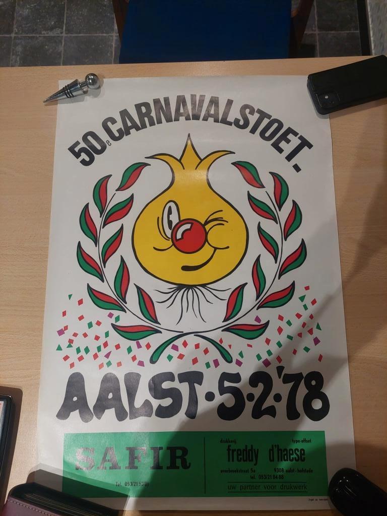 Affiche carnaval Aalst 1978, Ophalen, Zo goed als nieuw
