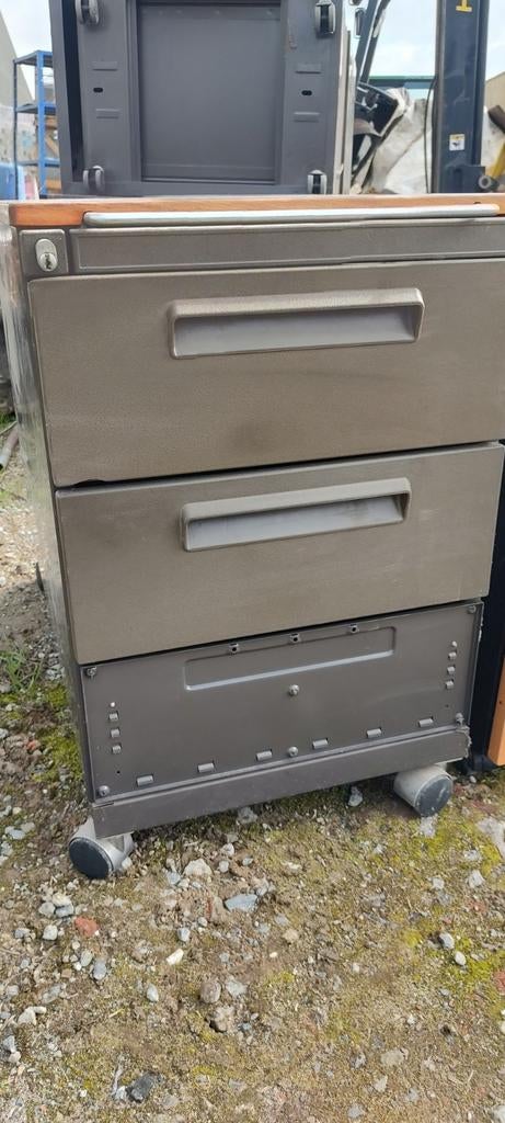 Commode en métal, meuble à tiroirs, bloc de bureau, commode, Maison & Meubles, Armoires | Commodes, Enlèvement ou Envoi, Comme neuf