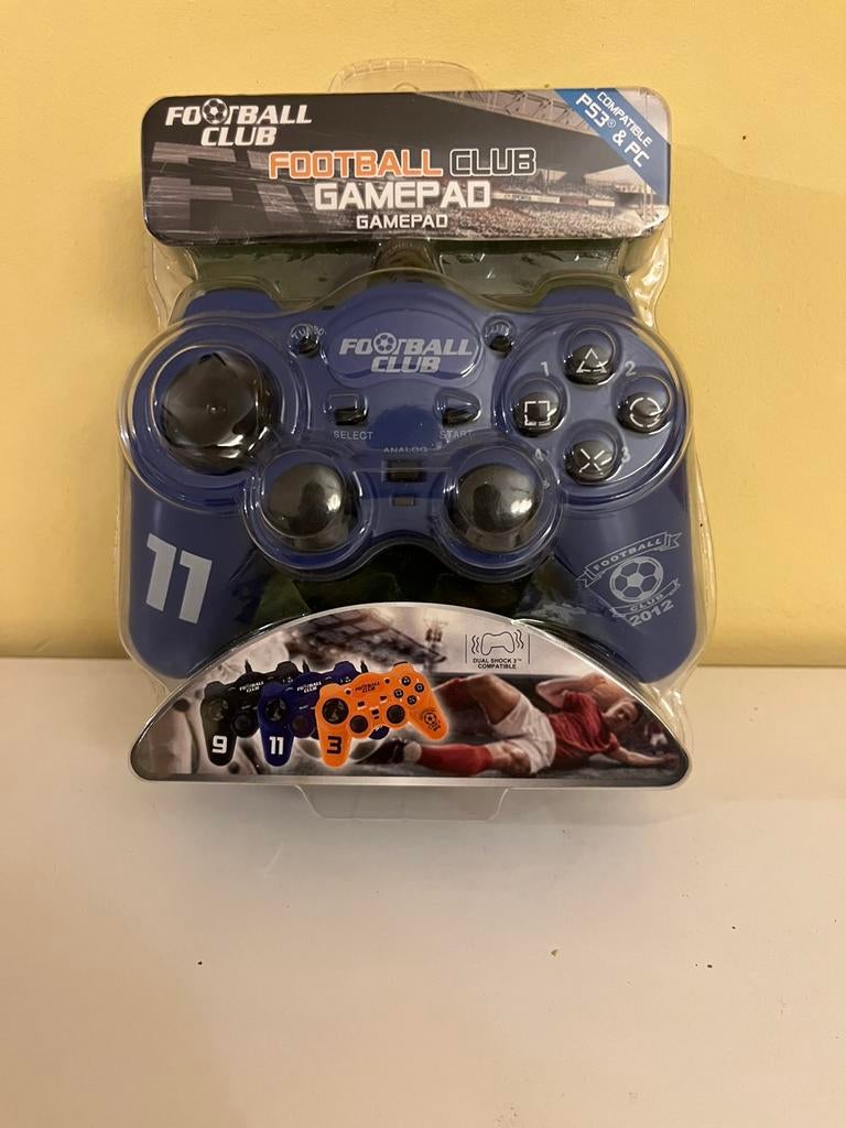 Manette sous blister pour pc/ps3  spécial football, Enlèvement ou Envoi, Neuf