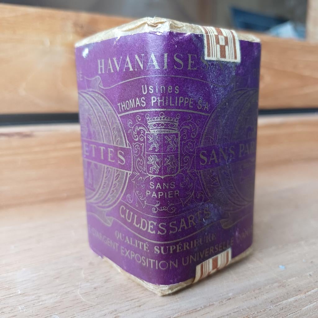 Rare paquet de cigarettes Havanaises Cul des Sart, Collections, Marques & Objets publicitaires, Enlèvement ou Envoi, Emballage