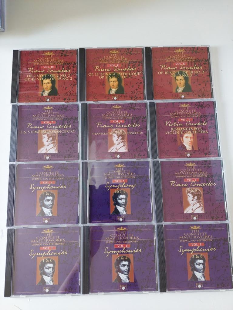 40 cd's Beethoven, Ophalen of Verzenden, Zo goed als nieuw, Orkest of Ballet