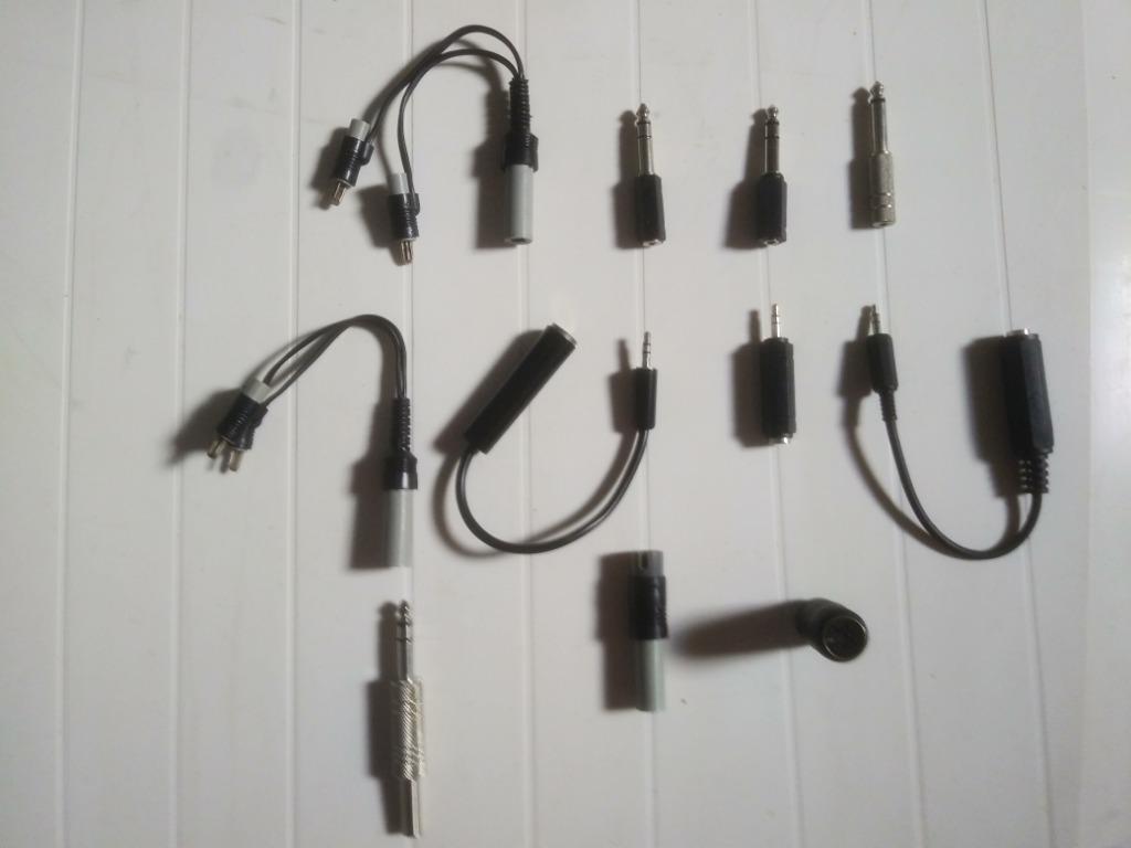 Jack adapters en splitter van 3,5 naar 6,3 mm en omgekeerd., Ophalen of Verzenden, Zo goed als nieuw, Instrument