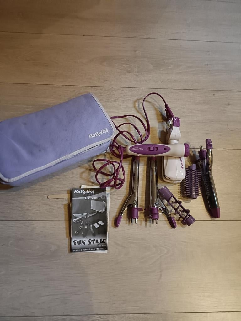 BaByliss multi hairstyllerset, Handtassen en Accessoires, Ophalen of Verzenden, Zo goed als nieuw, Krultang of Stijltang